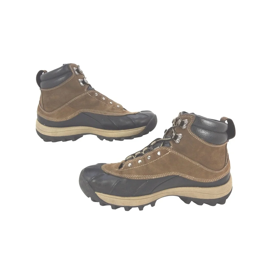 Timberland Canard Mid Leather Lace-Up Walking Chukka boots Brown Men's 10M‎